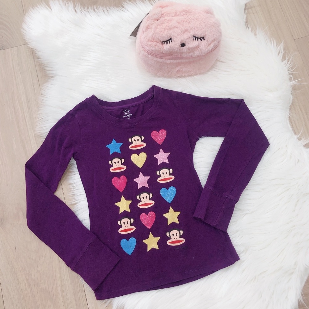 Paul frank girls long sleeve arto purple Sz.s